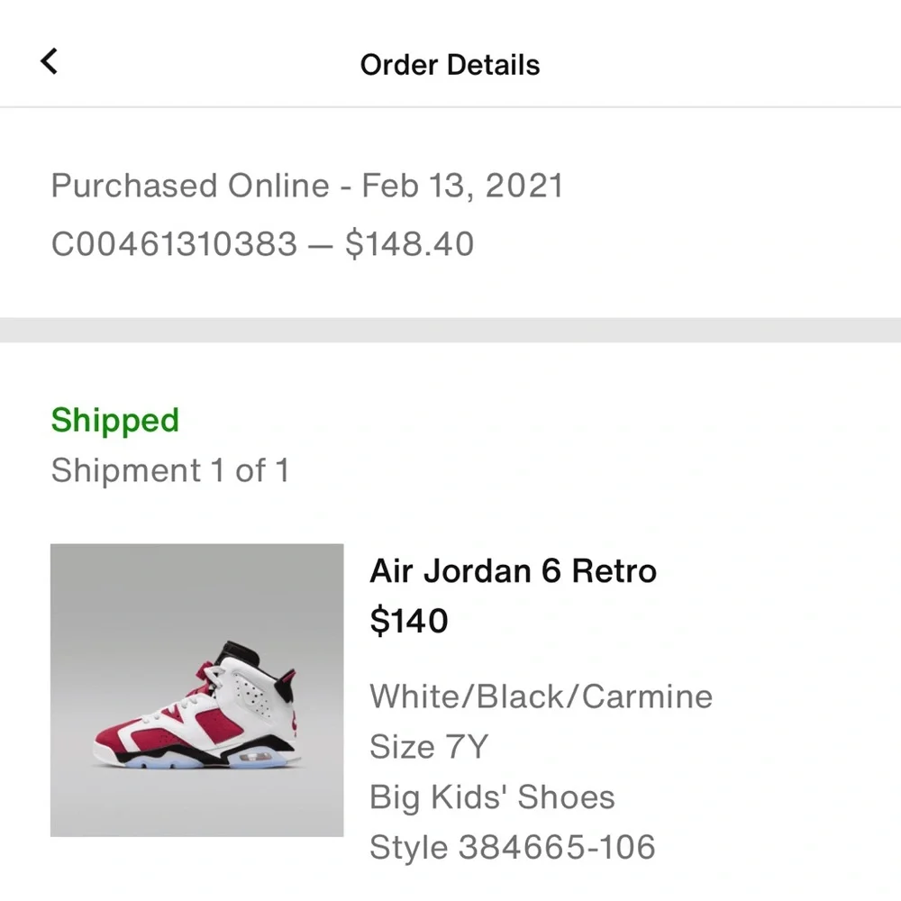 Air Jordan 6 Retro Carmines - Picture 5 of 10